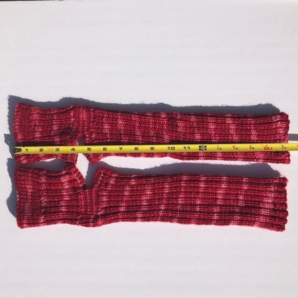 𝅺Cozy Hand Knitted Socks: Open Toe and Open Heel - Picture 4 of 4